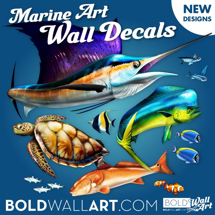 Marine Art Wall Deccals New Products