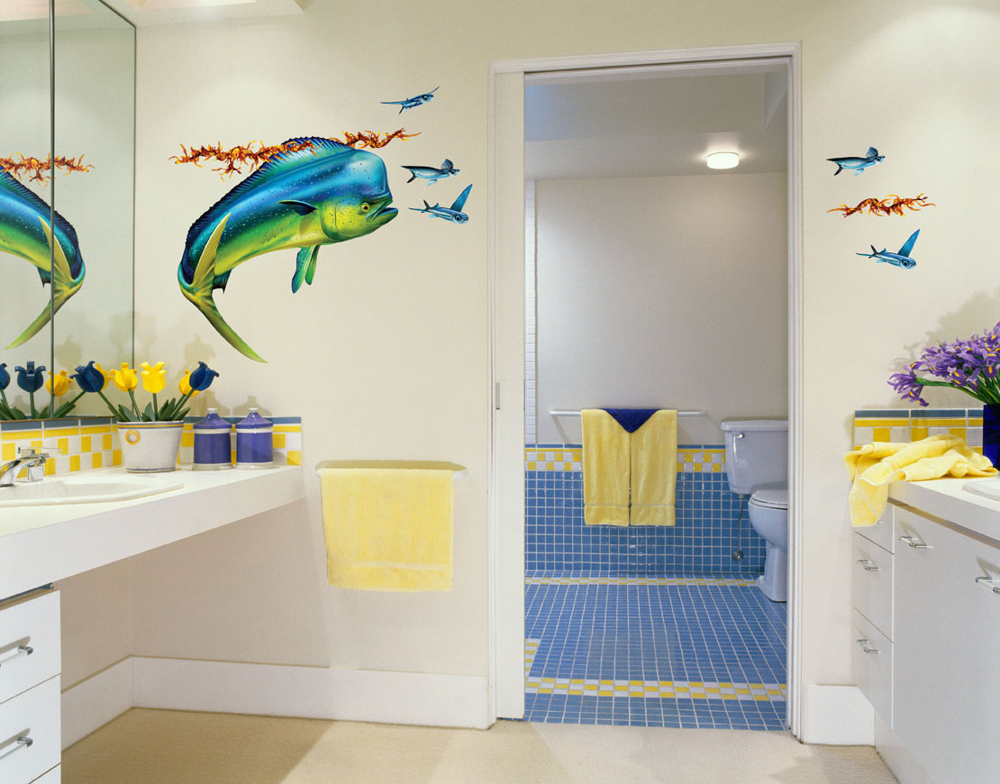 Mahi Mahi (Dolphin Fish) Wall Decal - Bold Wall Art