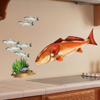 Redfish Wall Art Decal Zoom